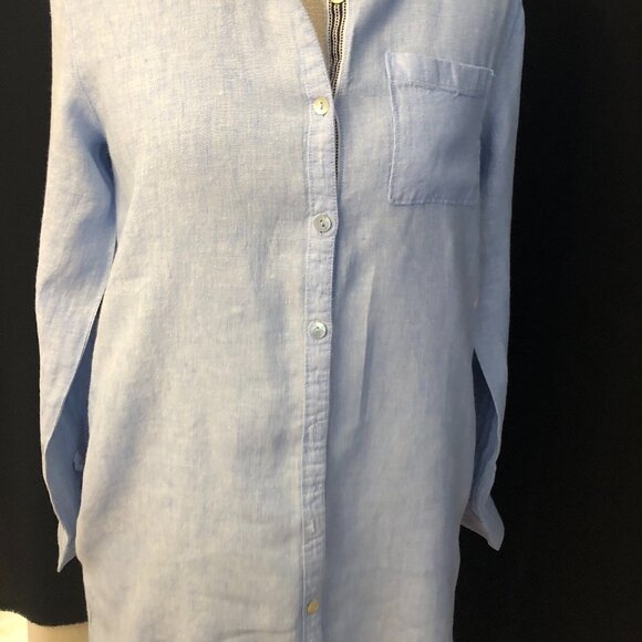 Beautiful C&C California Linen Long Shirt: Size M - Picture 7 of 15
